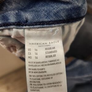 American Eagle Outfitters Women's Dark Blue Bootcut Jeans